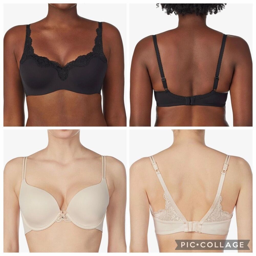 Le mystere bundle of two Sophia lace & dream Tisha lace t shirt bras 40G